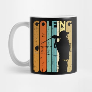 Retro Golfing Vintage Golfer Gift Golf Mug